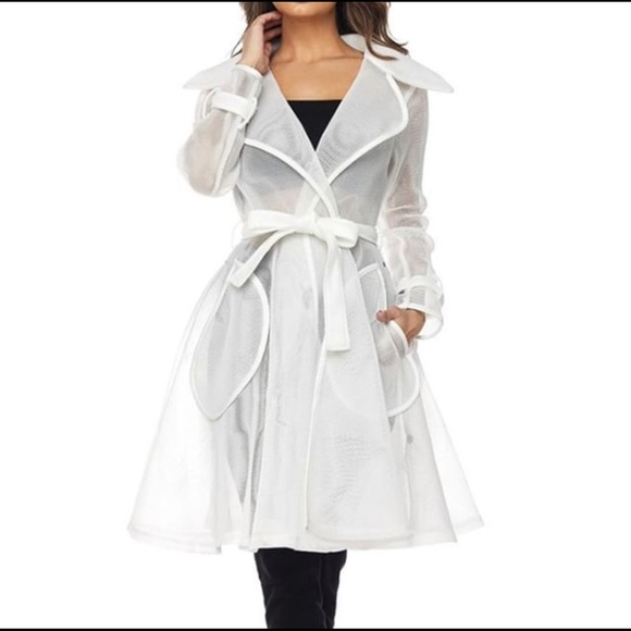 Coats | Sheer Trench Coat | Poshmark